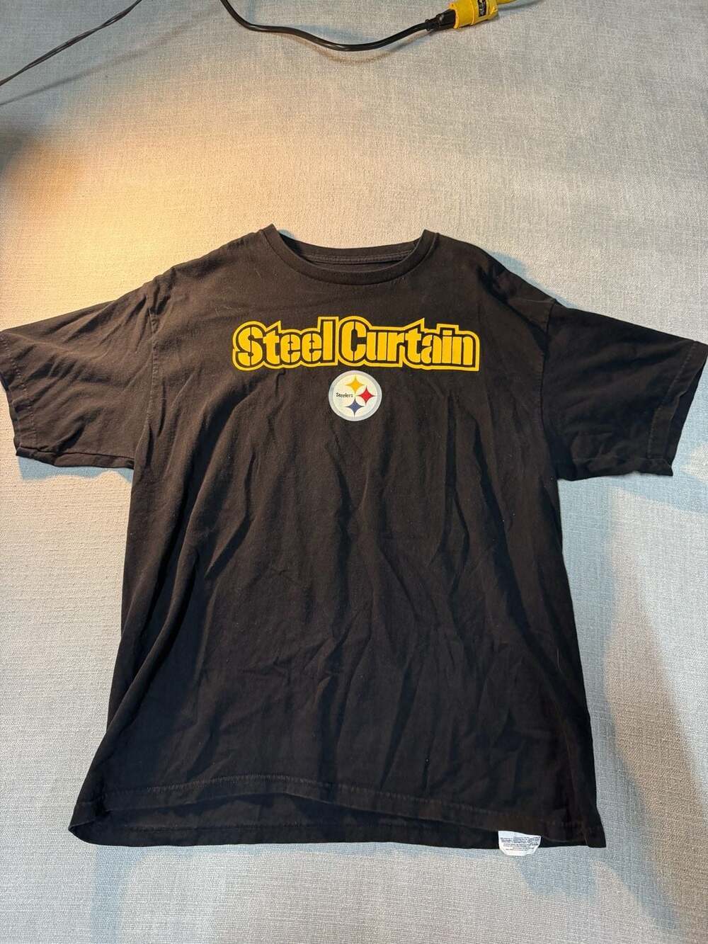 Pittsburgh Steelers 'Steel Curtain' Graphic T-Shirt XL